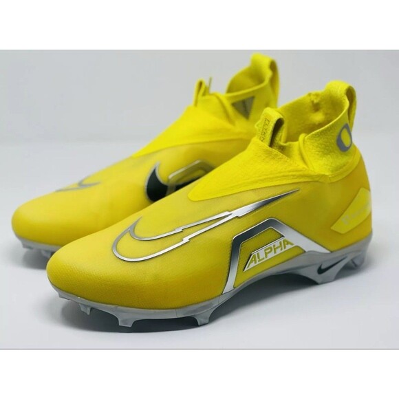 Nike Alpha Menace Elite 3 Wide Oregon Ducks PE Mens Football Cleats - Picture 1 of 7